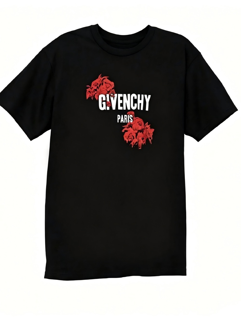 Red Rose Paris Givenchy Graphic T Shirt Fashion Streetwear Casual Gift T-shirt